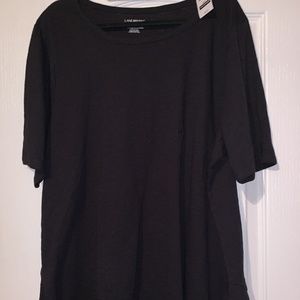 LANE BRYANT SHARKBITE PEPLUM TOP